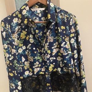 Rachel Roy Floral Lace Top